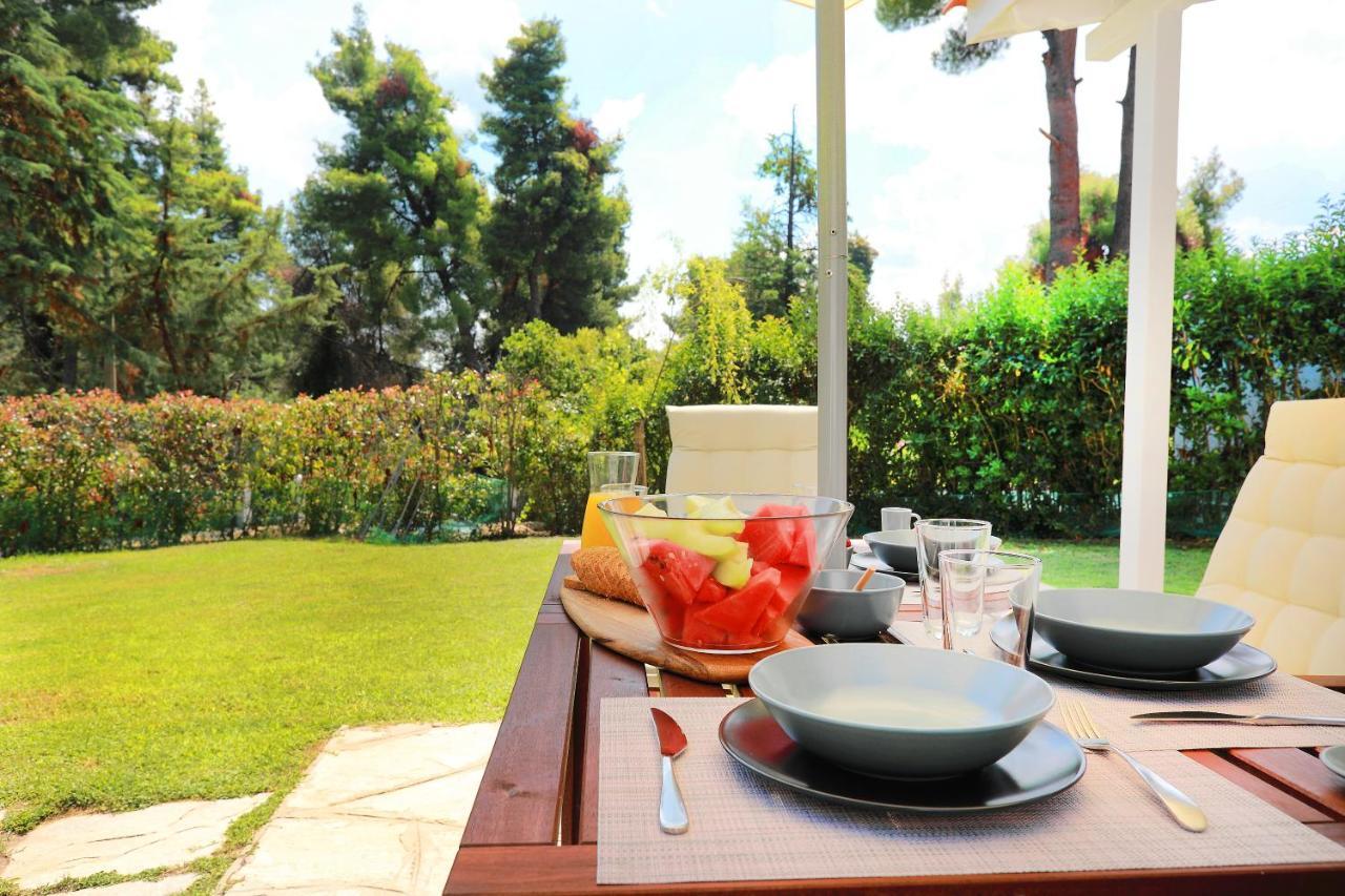 סאני ביץ' Ariadni Villa Sani מראה חיצוני תמונה